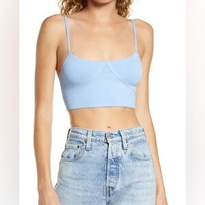Free People Intimately Blue Tank Top